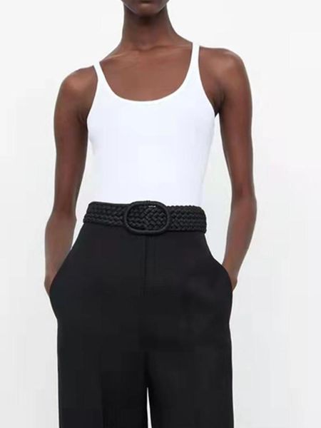 

t-shirt women's sleeveless vest white or black simple summer 2022 casual female tank