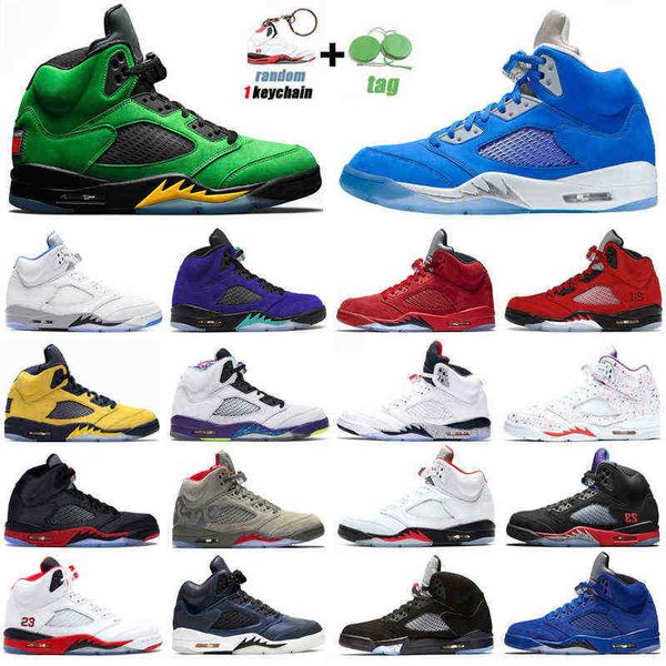 

r 5s blue bird jumpman basketball shoes 5 raging red hyper royal og black metallic oregon ducks mens trainers outdoor sports sneakers