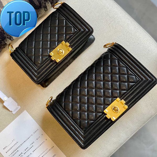 

shoulder bags small boy channel black handbag sling side bag calfskin silver gold-tone metal adjustable chain purse lock gabrielle quilted f