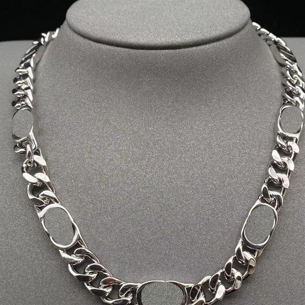 

women classic necklace stainless steel cuban necklaces fashion girl pearl star heart pendant jewelry chokers chain necklace access323c, Silver