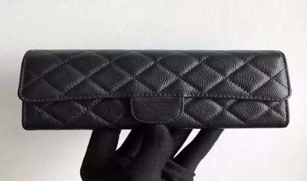 

2023 wallets luxury bags cross body designer women wallet sacoche card holders one underarm flap handbags bag black caviar leather3315833, Red;black