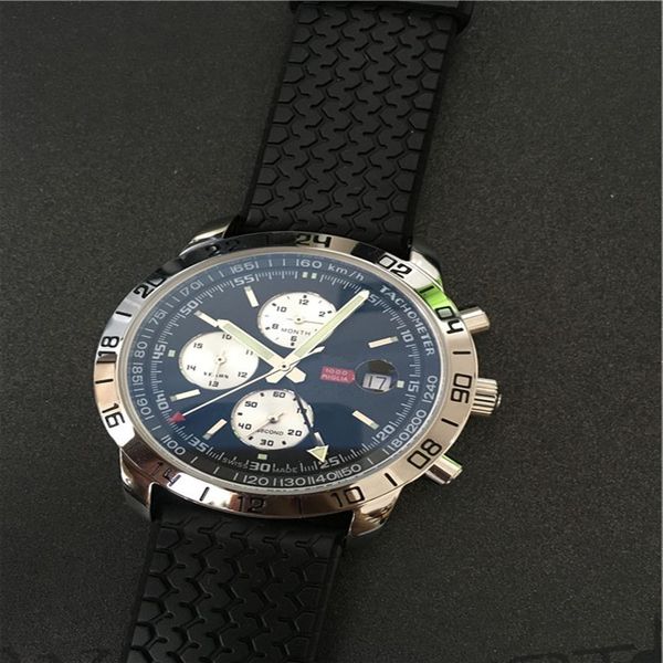 

sport style man watch mechanical automtic movement stainless watches fashion stainless steel wristwatch rubber strap 5225y, Slivery;brown