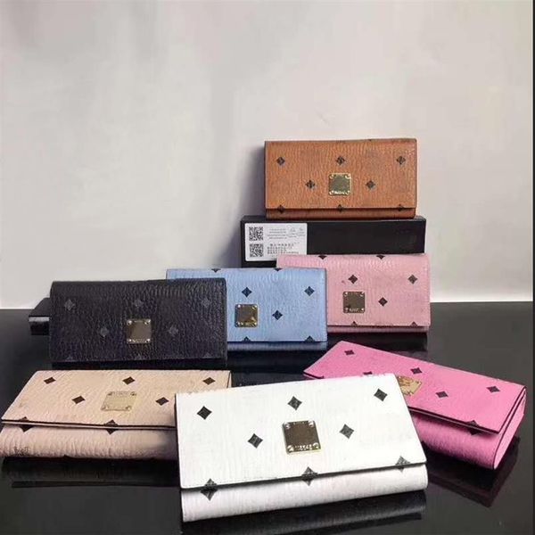 

fashion printed tri-fold wallet men's and women's large capacity long wallet credit card bag 8101156w, Red;black