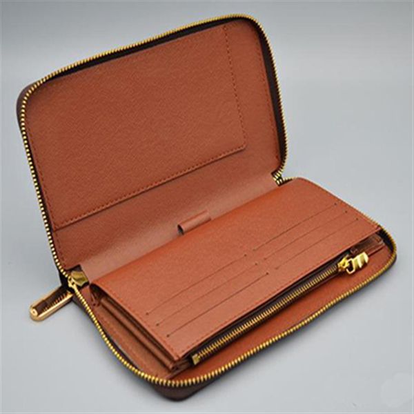 

whole men classic standard travel wallet fashion leather long purse moneybag zipper pouch coin pocket note compartment 291w, Red;black
