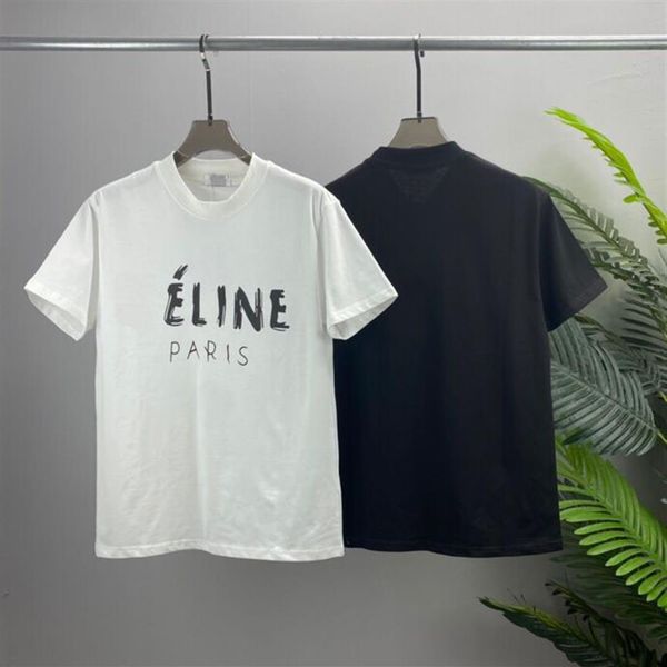 

2023 womens mens t-shirts fashion summer designer men casual short sleeve loose hip hop street t-shirt sweatshirt s-4xl j487s2815, Black;brown