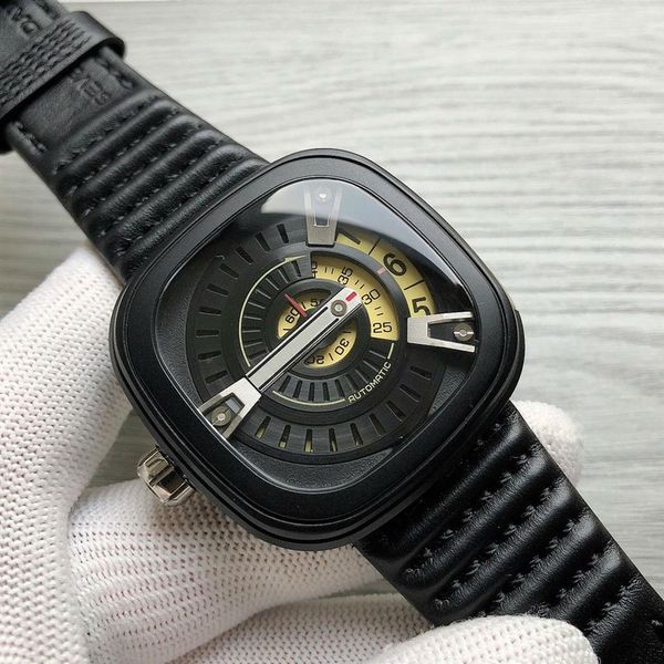 

men watches 316l stainless steel watches m2 01 automatics mechanical movement for man automatic wristwatches special wristwatches1238l, Slivery;brown