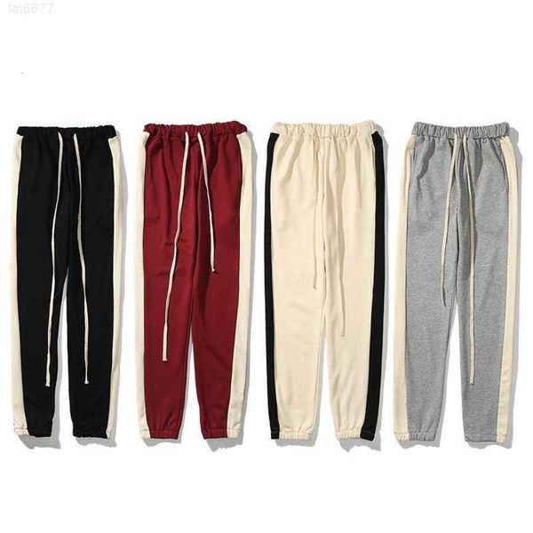 

mens pants high street for men reflective sweatpants casual women designer hip hop streetwear asian size large plusdx1b, Black