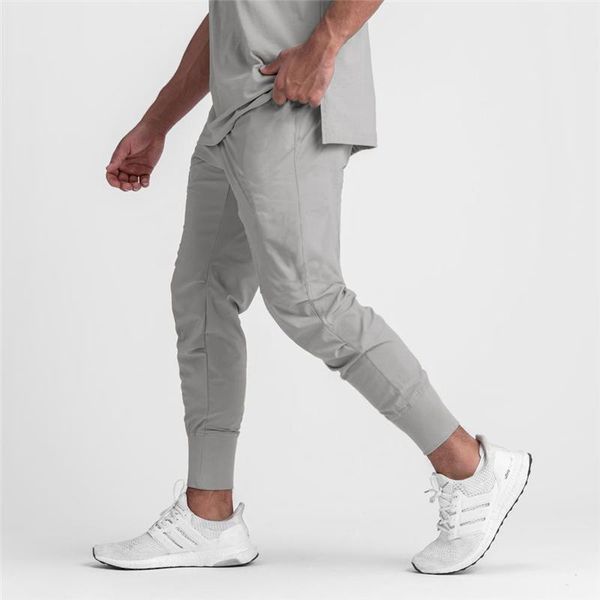 

pants summer men gym pants fitness joggers streetwear long pants men slim fit workout sweatpants outdoor tracksuit trousers, Black