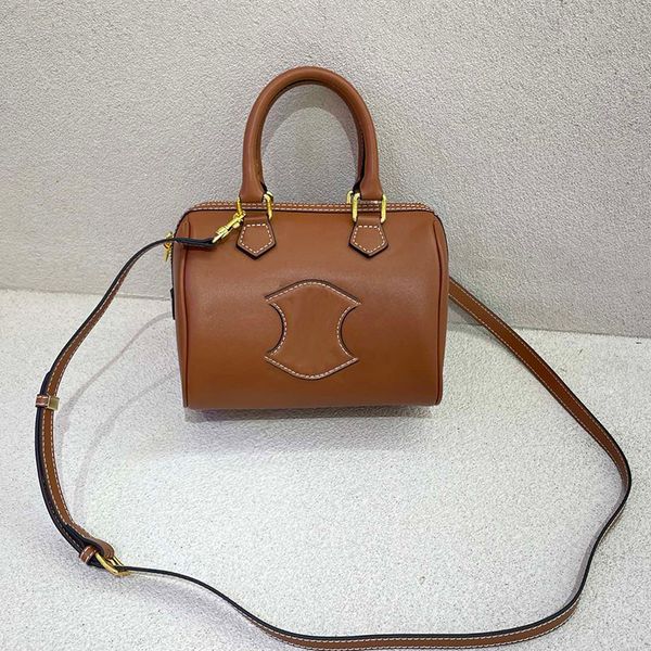 

bag fashion designer leather pillow bag boston cuir triomphes handbag tote classic vintage women's shoulder cross body bags 8041