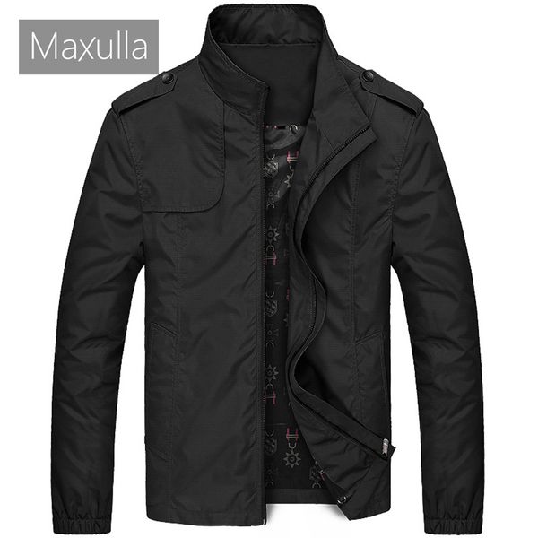 

men's jackets maxulla mens jacket spring mens casual outwear slim fit thin coat male fashion hip hop anorak jackets men bomber jackets, Black;brown