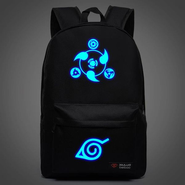 

new naruto backpack boy girl hokage ninjia school bags for teenagers sports bag japanese anime canvas backpacks2431