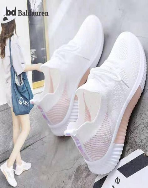

women039s shoes 2021 summer sneakers breathable women vulcanized trainers walking mesh light sandal platform sandals1101735, Black