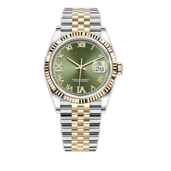 

sichu1 -u1 quality montre de luxe men's watch automatic mechanical 36mm all stainless steel sapphire super luminous 5atm wate296d, Slivery;brown