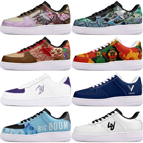 

DIY shoes precious autumn mens Leisure shoes one for beautiful men women casualplatform sneakers Classic cartoon graffiti trainers comfortable sports 27778