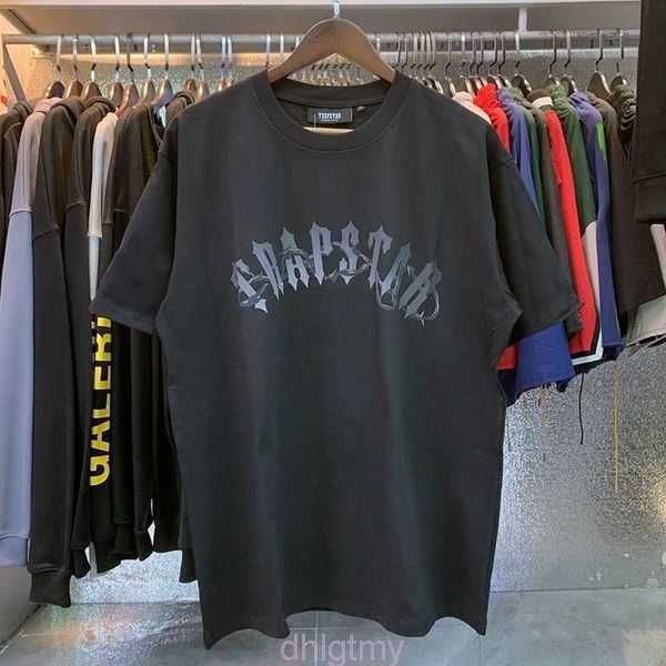 

women t-shirts trapstar fashion mens designers tshirts tees apparel shorts sleeve man casual chest letter shirt luxury clothing tee gllv, White;black