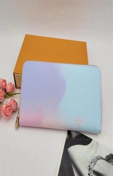 

new arrivals women designers wallets 22ss spring in the city long wallet clutch card holders printed pockets change b6823711, Red;black