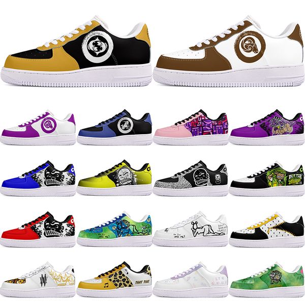

DIY shoes precious autumn mens Leisure shoes one for lovely men women casualplatform sneakers Classic cartoon graffiti trainers comfortable sports 55193