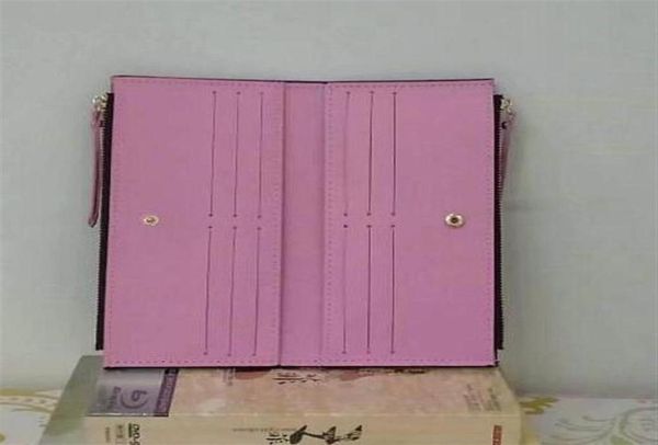 

adele wallet m61269 new women fashion shows exotic leather bags iconic bags clutches evening zipper wallets purse nuk17999092, Red;black