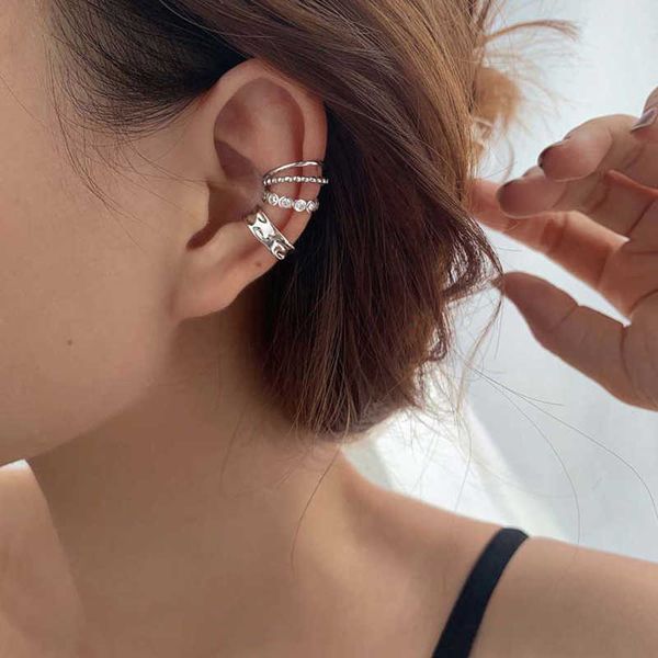 

charm 1pcs clip on wrap earring tragus body jewelry ear cuff clip nose ring fake piercing body jewelry snug ear piercing jewelry gifts aa230, Golden