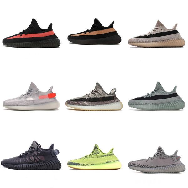 

men women running shoes yeezzys bone beluga reflective onyx slate black white hyperspace dazzling blue flax zebra sneakers 62mb