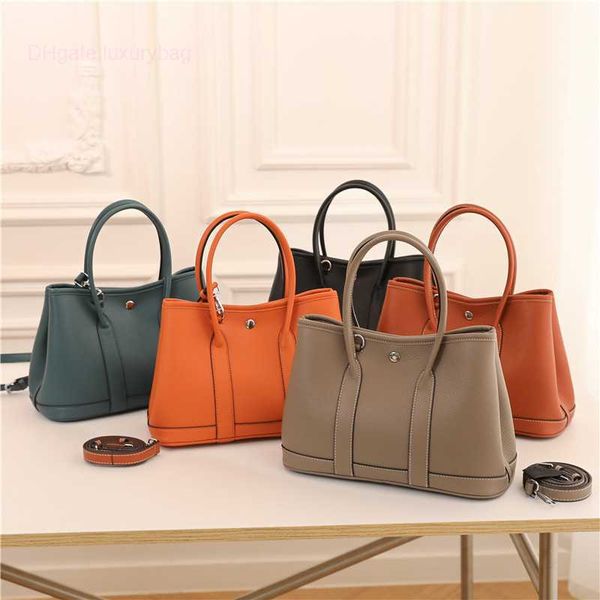 

designer herbag garden party evening 2023 new women's single shoulder diagonal span simple garden portable shopping bucket bag