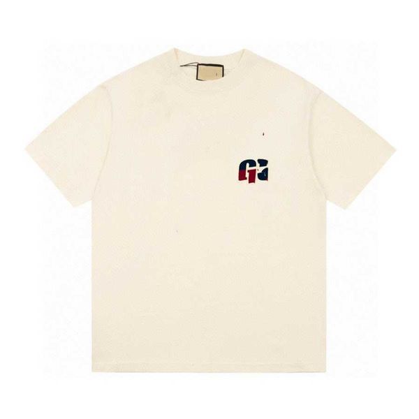 

36% off edition gujia blade double letter short sleeve front american couple style, White;black