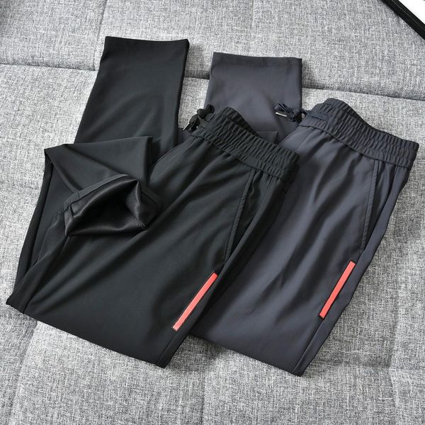 

pants 2022 autumn new men's small straight leg casual pants sports pants slim version, Black