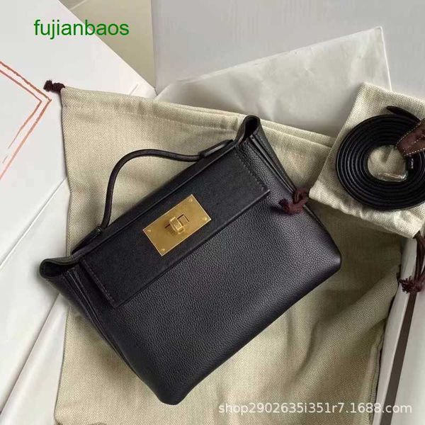 

hemres women's bag 2023 new 2424mini layer cowhide dumplings wings portable single-shoulder cross-body backpack bjtn, Black