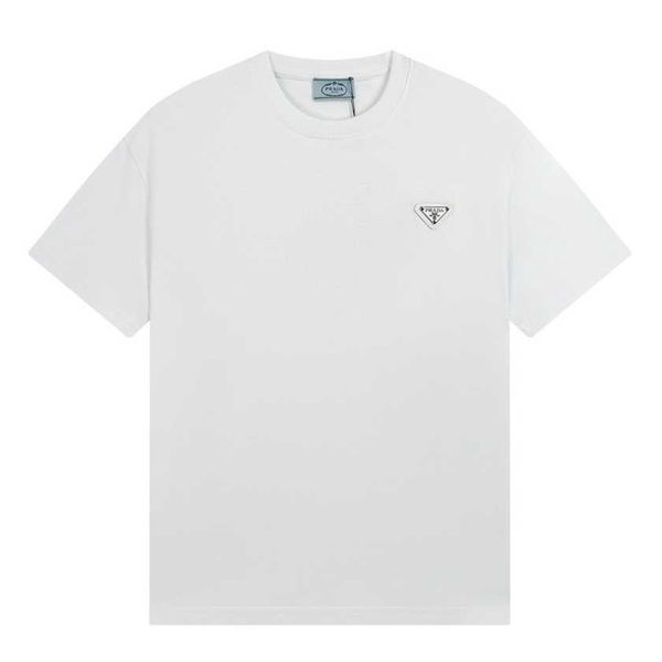 

26% off family spring/summer new classic iron micro label couple same commuter versatile short sleeve t-shirt, White
