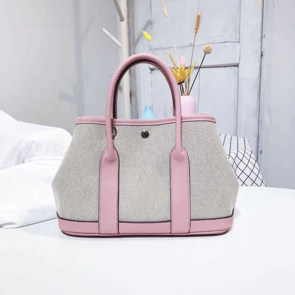 

designer herbag garden party evening 2023 new canvas garden women's one shoulder oblique straddle portable fashion shopping bucket tote