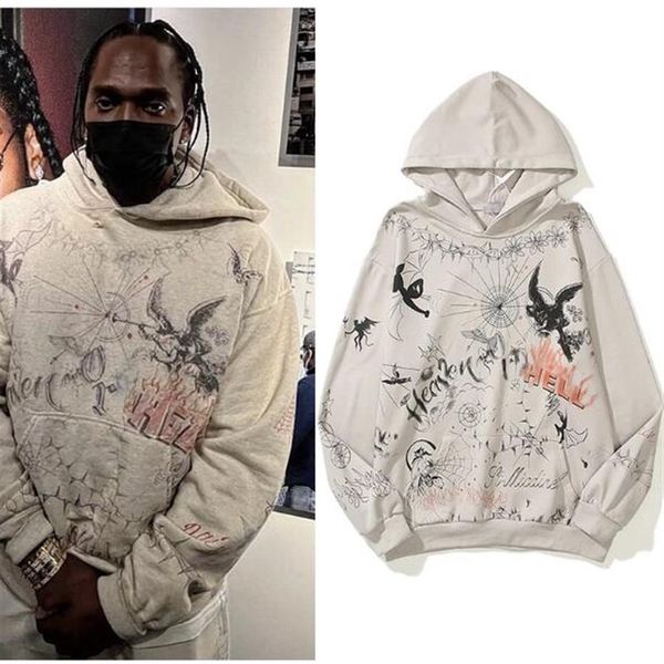 

graffit casual hooded hoodies men and women oversize terry sweatshirts loose hip hop2813, Black;brown