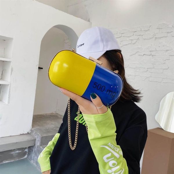

women girl capsule pill shaped shoulder pu leather shopping street school phone money pouch crossbody bag satchel tote purse210x