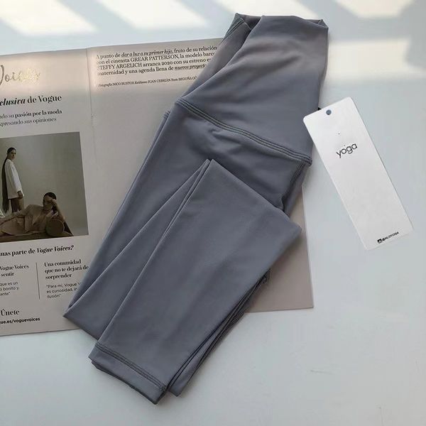 

new solid color women yoga pants yoga outfits high waist sports gym wear legging elastic fitness lady overall full tights workout sport legg, Black