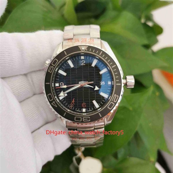 

om maker super quality watches 904 steel 42mm planetocean james bond skyfall 007 ceramic cal 8500 movement mechanical automatic me302j, Slivery;brown