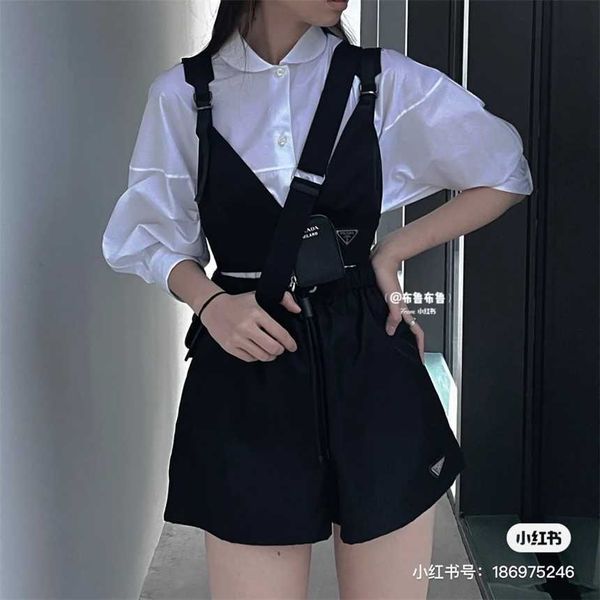 

30% off family early spring new fashion classic nylon triangle ribbon decorative strap versatile tank top, White