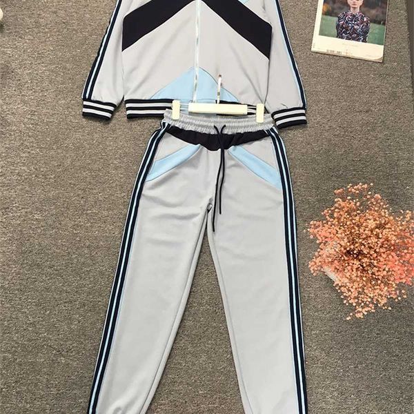 

36% off end casual pure cotton sports women's fashion two-piece set loose fitting and trendy in large sizes, White