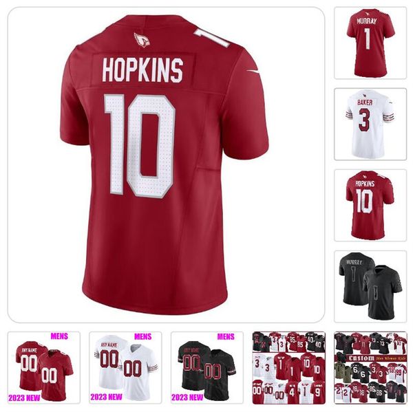 

custom j.j. watt kyler murray tee jerseys arizonas custom cardinal football deandre hopkins budda baker nflccccc pat tillman myjai sanders k, Black