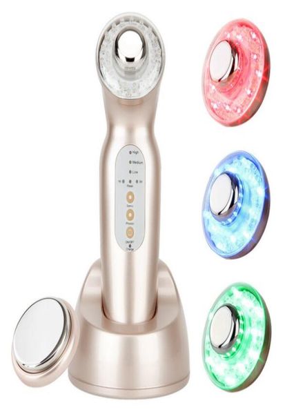 

1mhz3mhz ultrasonic ultrasound led pon rejuvenation wrinkles remove skin firming lifting micro current facial body instrument5168596