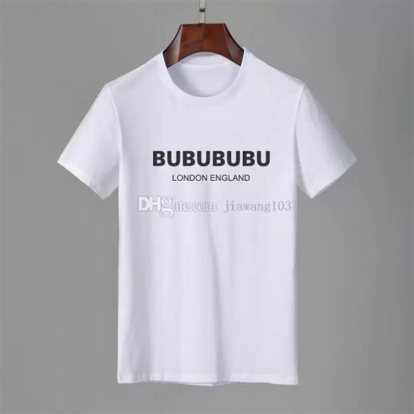 

tees famous mens t shirt letter print round neck short sleeve black white fashion men women278b, Black;brown