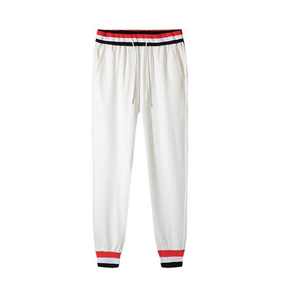 

pants 2021 brand pants sweatpants cargo baggy pants men clothing techwear joggers korean fashion new fall casual trousers, Black