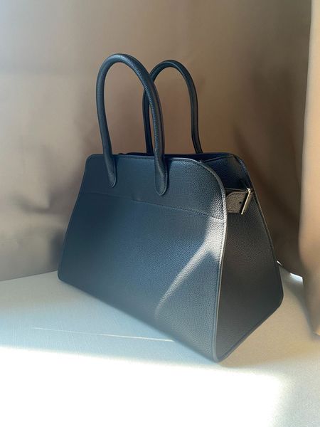

margaux15 handbag cowhide high-capacity commuter bag the suede row lcu leather