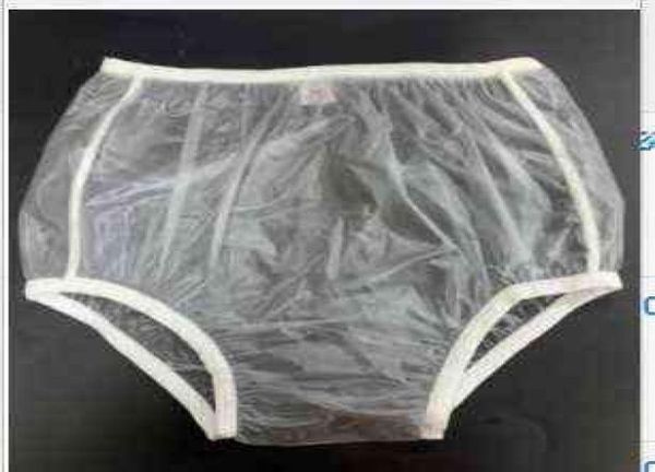 

2pcs abdl diapers pvc reusable baby pants diapers onesize plastic bikini pants ddlg baby underwear diapers 2111035895242