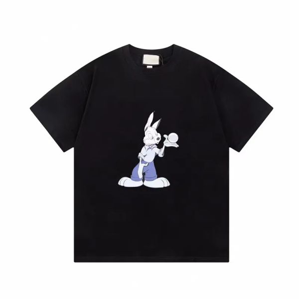 

mens designer t shirt casual men and womens tees ink splash graffiti letters loose short sleeved round neck fashion clothes, White;black