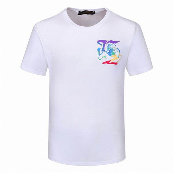 

designer men mens tee t shirt summer short sleeve tshirts emboridered crewneck casual m3xl kq65, White;black