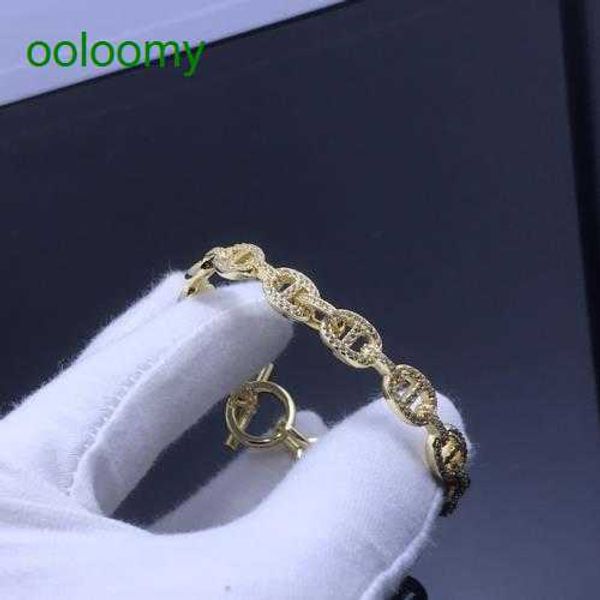 

pig nose diamond sky star bracelet female v gold plated 18k rose mesh red zsah, Black
