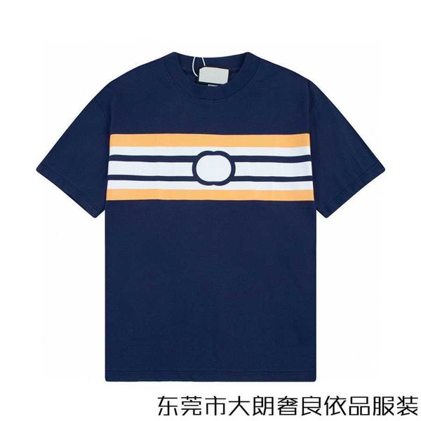 

36% off correct version of gujia interlocking double stripe printing three color summer versatile short sleeved t-shirt for couples, White;black