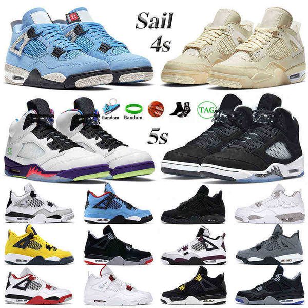 

5s basketball shoes men women 4s black cat bred cactus jack red thunder university blue military infrared cool grey bluebird green