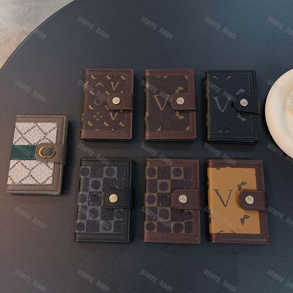 

luxuey designer card bags small wallets card holder mens wallet letters flower leather credit cards pocket womens purse g bags money, Brown;gray