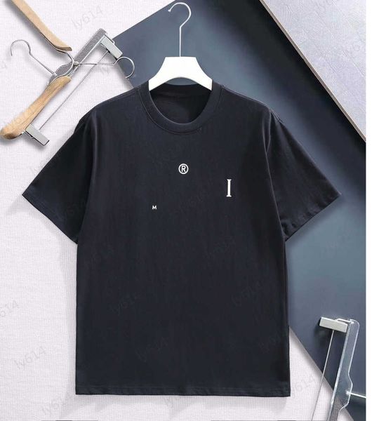 

black t-shirt front color bump print design crewneck pullover t-shirt simple designer casual joker style short sleeve brand tee mens clothin, White;black