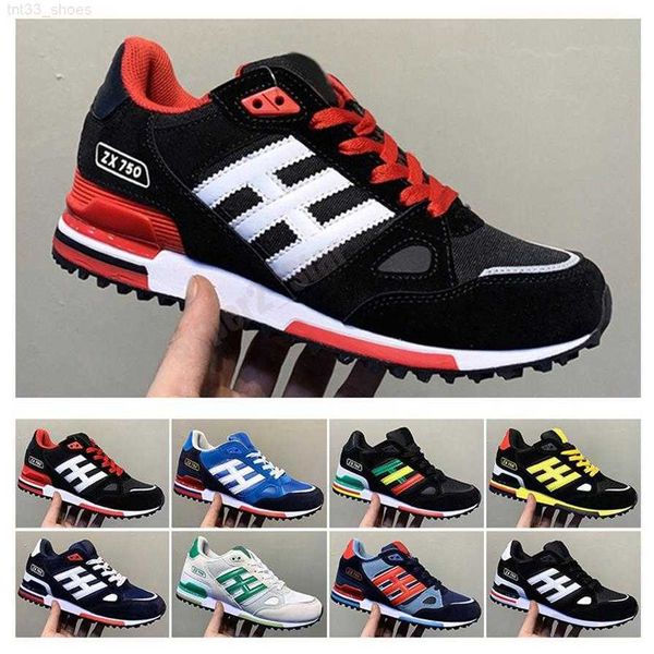 

2021 originals zx750 sports shoes fashion suede patchwork athletic whole zx 750 breathable comfortable trainers257h, Black